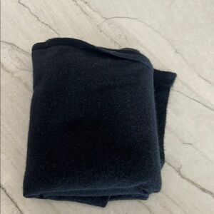 Cozy Black Knit Scarf